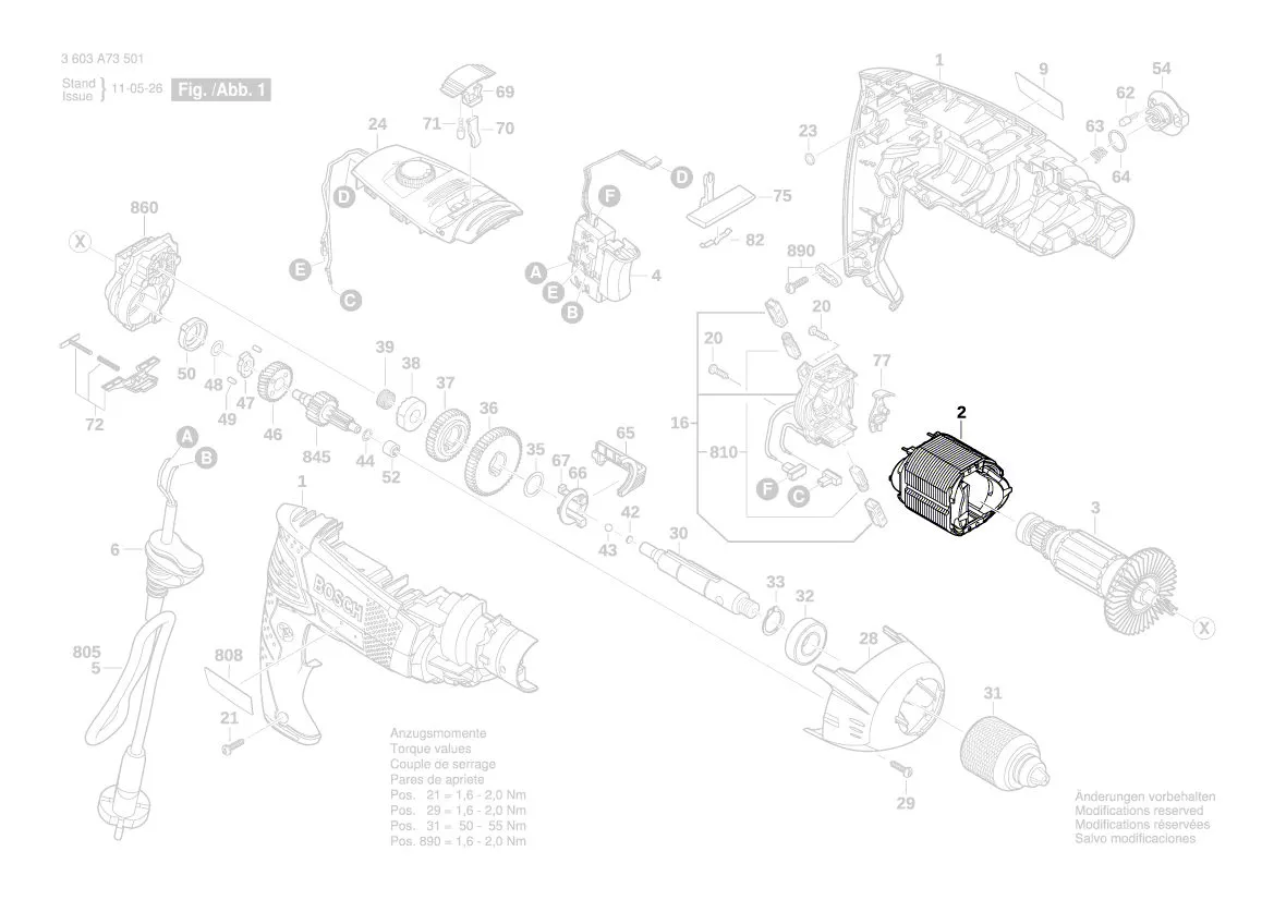 Stator 2 604 220 710 BOSCH